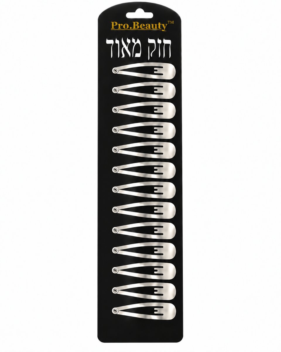 סיכות תיקתק כסופות 12 יח'