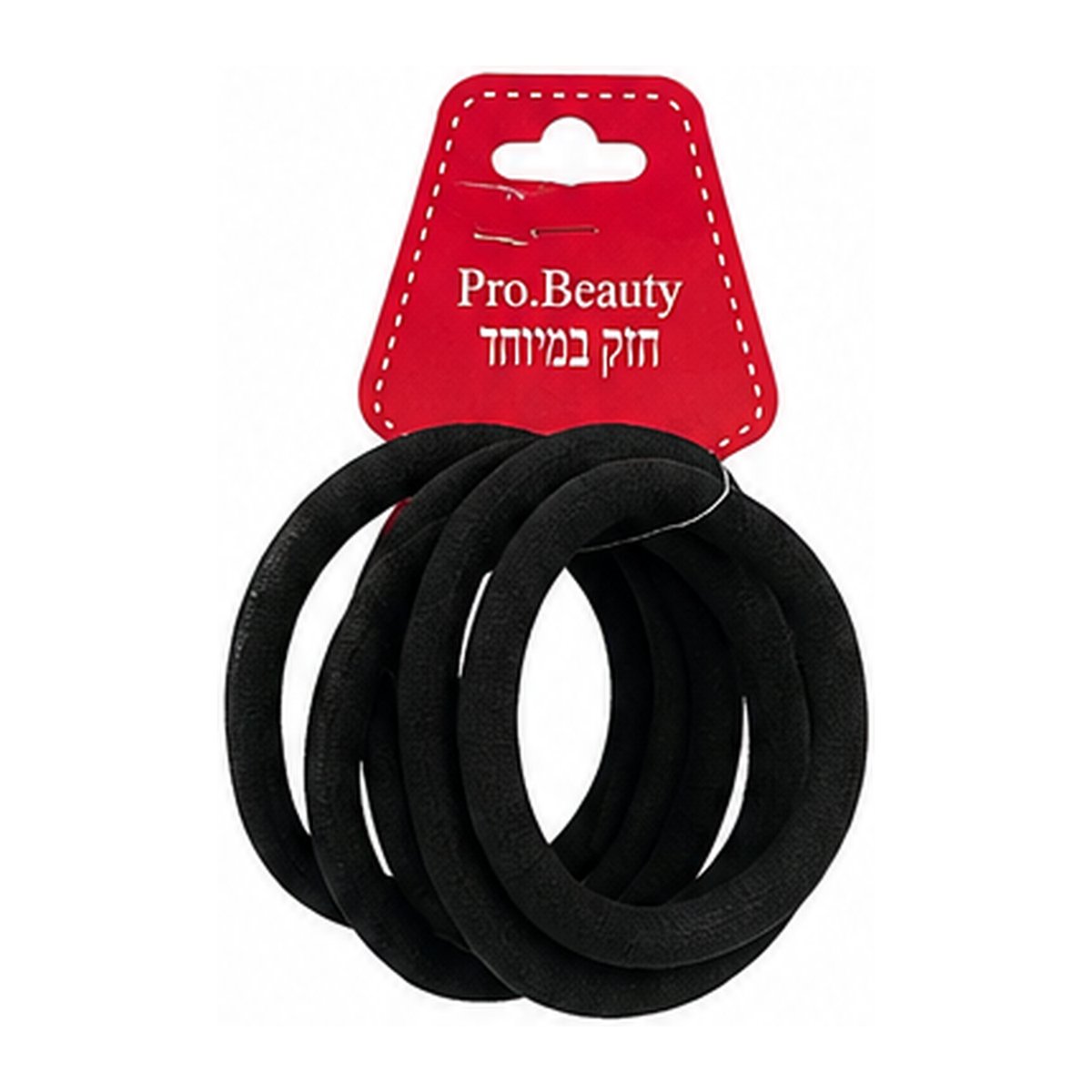 גומיות מיקרופייבר גדולות לשיער 5 יח'