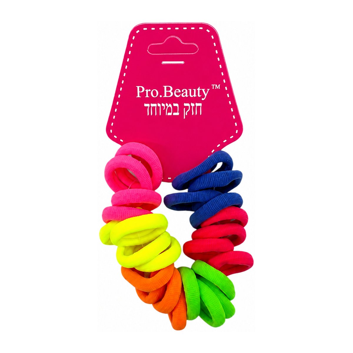 גומיות מיקרופייבר לשיער 24 יח' (זוהרות)